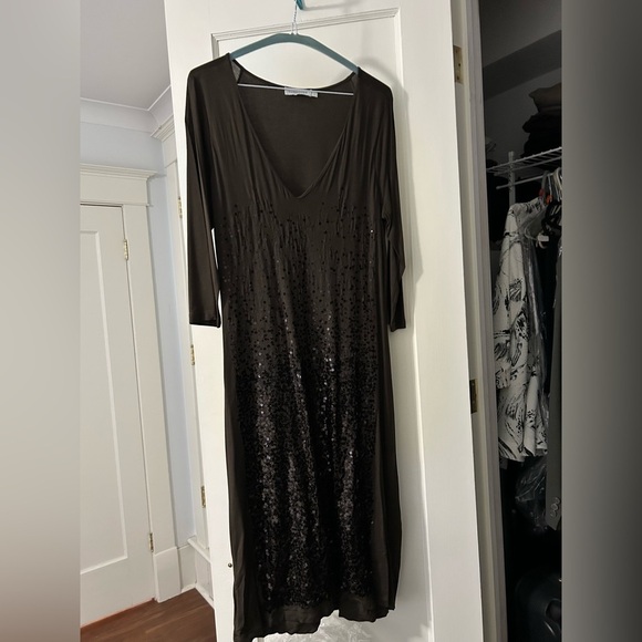 Turnover Dresses & Skirts - Elegant Brown Sequin Dress - women’s large